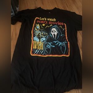 Ghost face let’s watch scary movies shirt